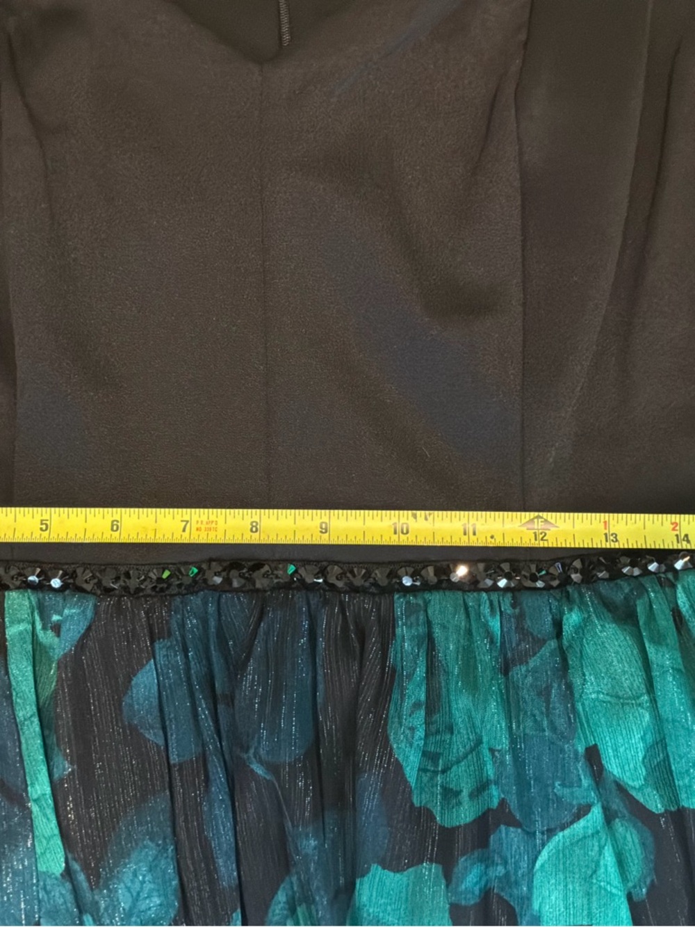 Chic Floral Maxi Skirt in Green by Alexa B - Picture 5 of 5